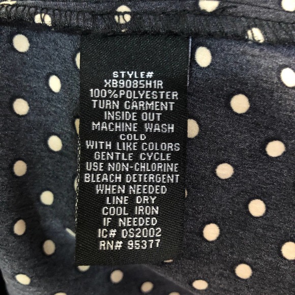 Sanctuary SMALL Polka Dot V Neck Button Front Adjustable Spaghetti Cami - NWOT - Picture 10 of 12